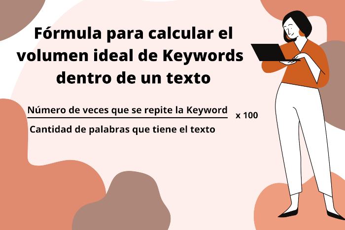 Plantilla de fórmula para calcular volumen ideal de keywords dentro de un texto Arma tu estrategia SEO, formula