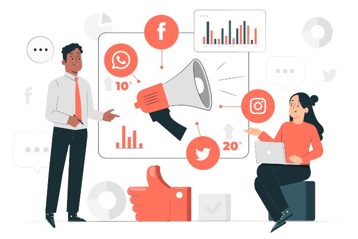 Difusión en redes sociales: una explicación visual detallada en el diccionario de marketing de LBR